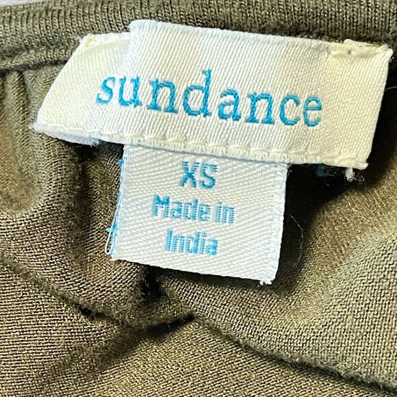 Sundance Felicity Jumpsuit Womens Size XS Army Green Wide Leg Comfy Stretchy - Picture 6 of 13